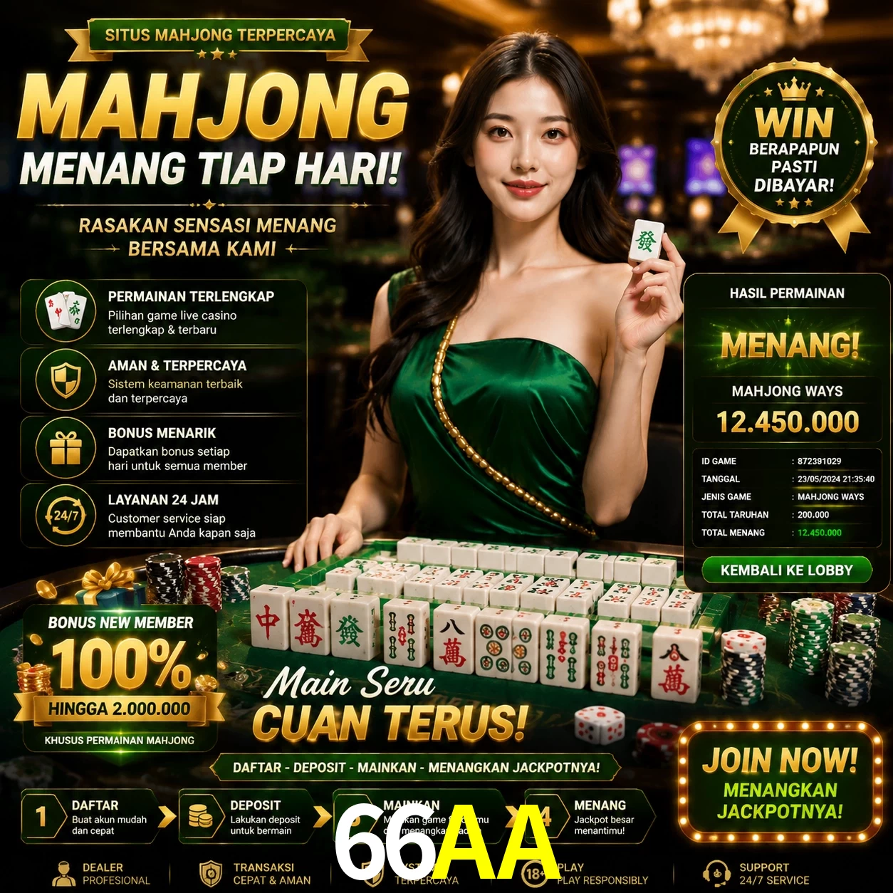 Cashback VIP 66AA - reembolso semanal